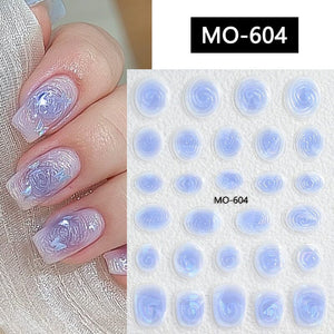 Vortex 3D Nail Stickers MO Series Clearance No Brand MO-604 