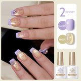 2 Bottles Gel Set French Cat Magnetic Gel 10ml Gel Nail Polish BORN PRETTY Set 11 