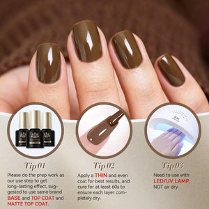 23 Bottles Color Gel Polish Set S14 Old Dream 5ml Gel Nail Polish BORN PRETTY 