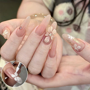 5pcs Silicone Nail Brush Black Handle Tools & Accessories No Brand 