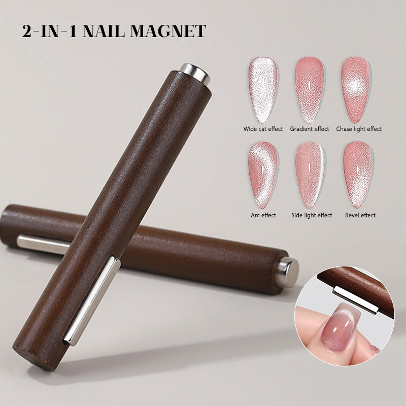 2 in 1 Brown Magnetic Stick