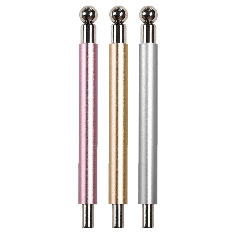 Double Head Cat Magnet Stick Pink Gold Silver
