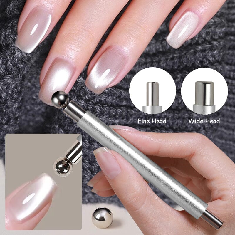 Double Head Cat Magnet Stick Pink Gold Silver Tools & Accessories No Brand 