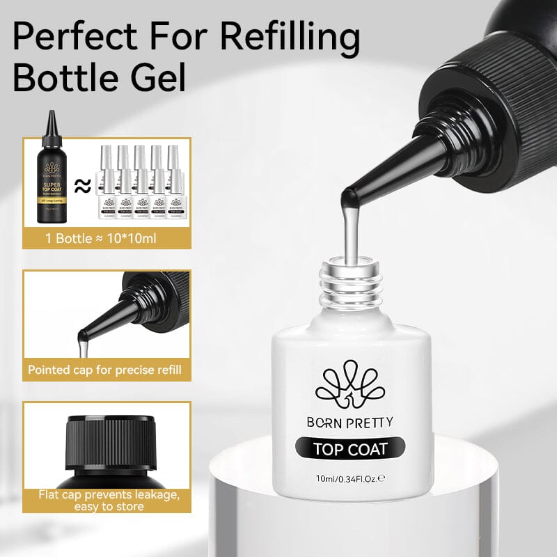 Super Top Coat 100g Gel Nail Polish BORN PRETTY 