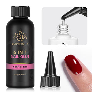 6 in 1 Nail Glue Gel 100g Gel Nail Polish BORN PRETTY 