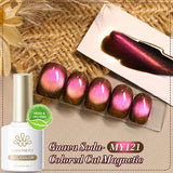 TPO & HEMA Free Glass Bead Cat Magnetic Gel Polish 10ml Gel Nail Polish BORN PRETTY MY121 