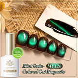 TPO & HEMA Free Glass Bead Cat Magnetic Gel Polish 10ml Gel Nail Polish BORN PRETTY MY126 