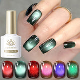 TPO & HEMA Free Glass Bead Cat Magnetic Gel Polish 10ml Gel Nail Polish BORN PRETTY 6 Colors 