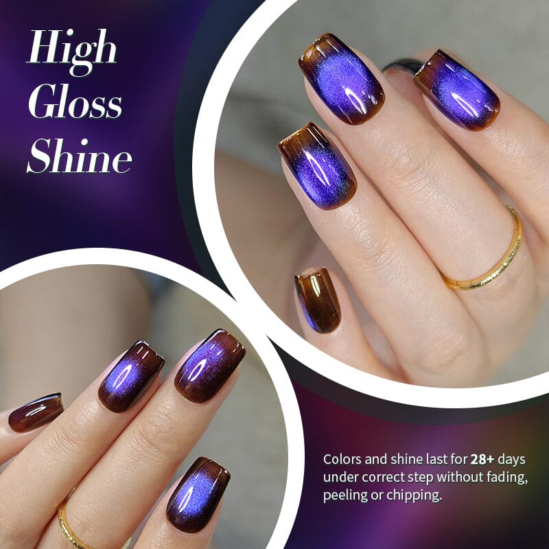 TPO & HEMA Free Glass Bead Cat Magnetic Gel Polish 10ml Gel Nail Polish BORN PRETTY 