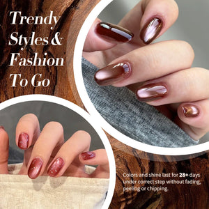 6 Colors HEMA/TPO FREE Glass Cat Magnetic Gel M17 Ebony Rose 7ml Gel Nail Polish BORN PRETTY 