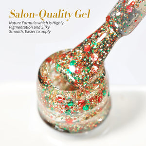 Jelly Gel Polish TS02 Jingle Bell 15ml Gel Nail Polish BORN PRETTY 