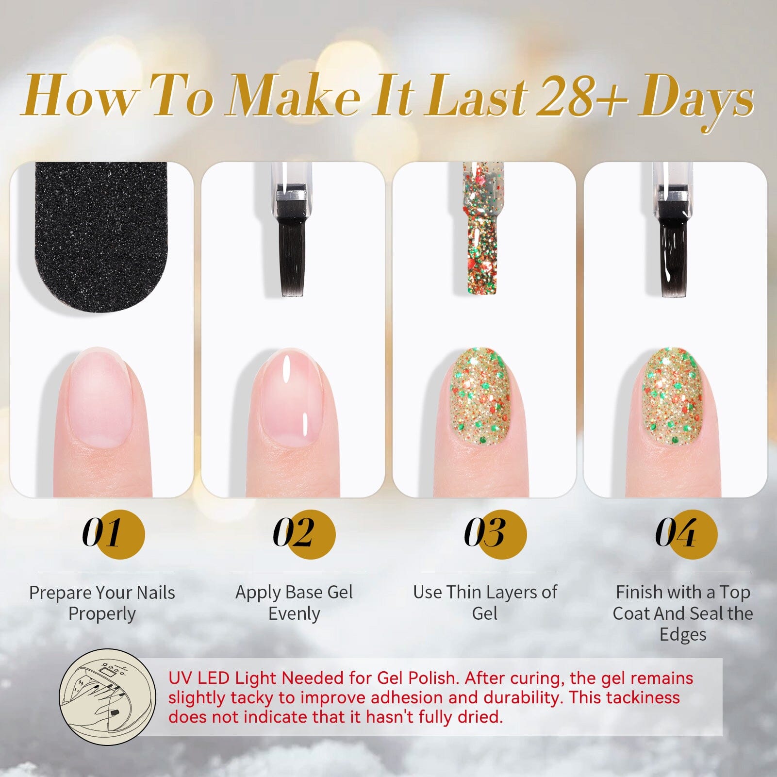 Jelly Gel Polish TS02 Jingle Bell 15ml Gel Nail Polish BORN PRETTY 