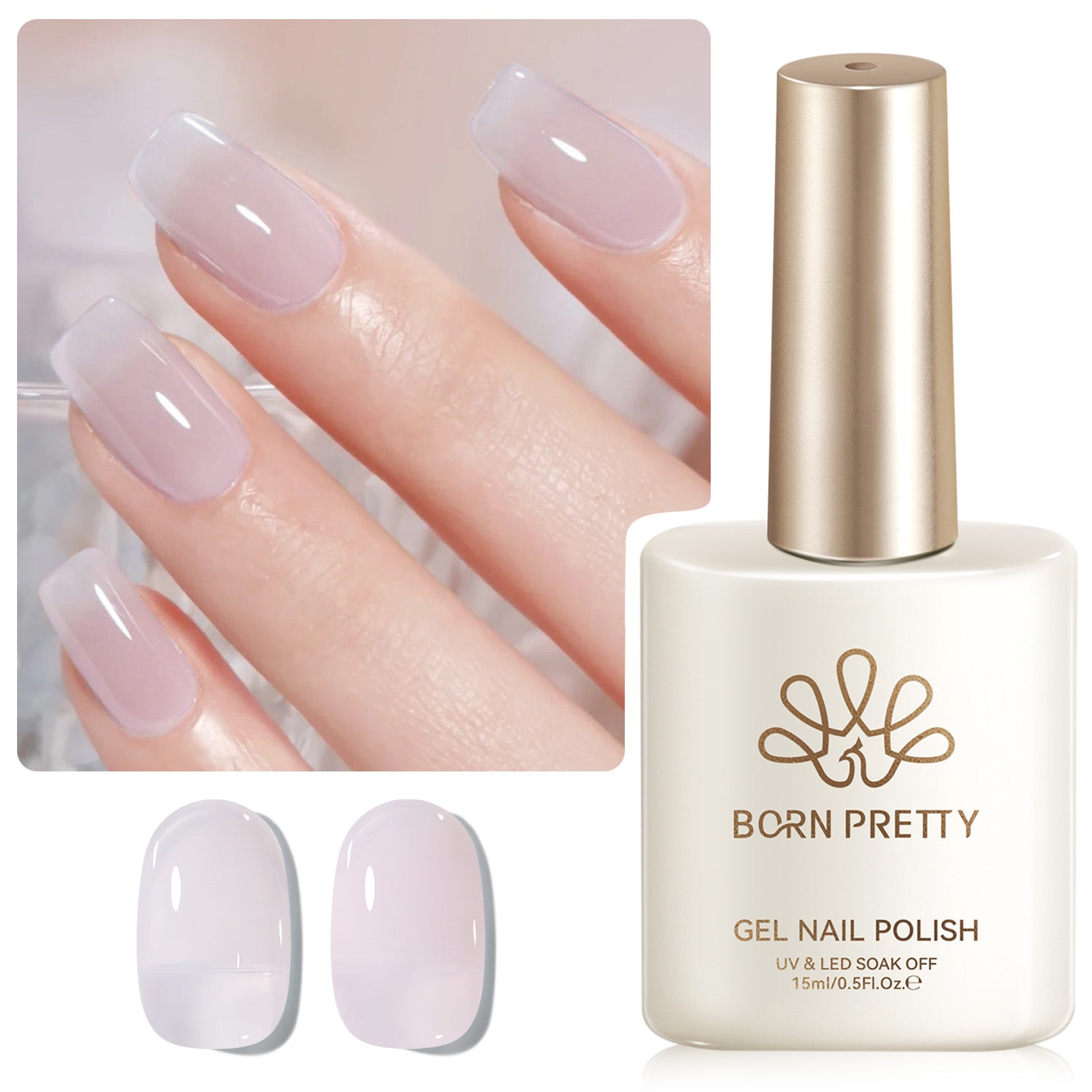 Jelly Gel Polish TS17 Blush Pop 15ml HEMA/TPO FREE