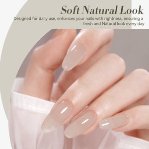 Jelly Gel Polish TS07 Slate Light 15ml HEMA/TPO FREE Gel Nail Polish BORN PRETTY 