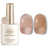 Jelly Gel Polish 15ml HEMA/TPO FREE Gel Nail Polish BORN PRETTY TS08 