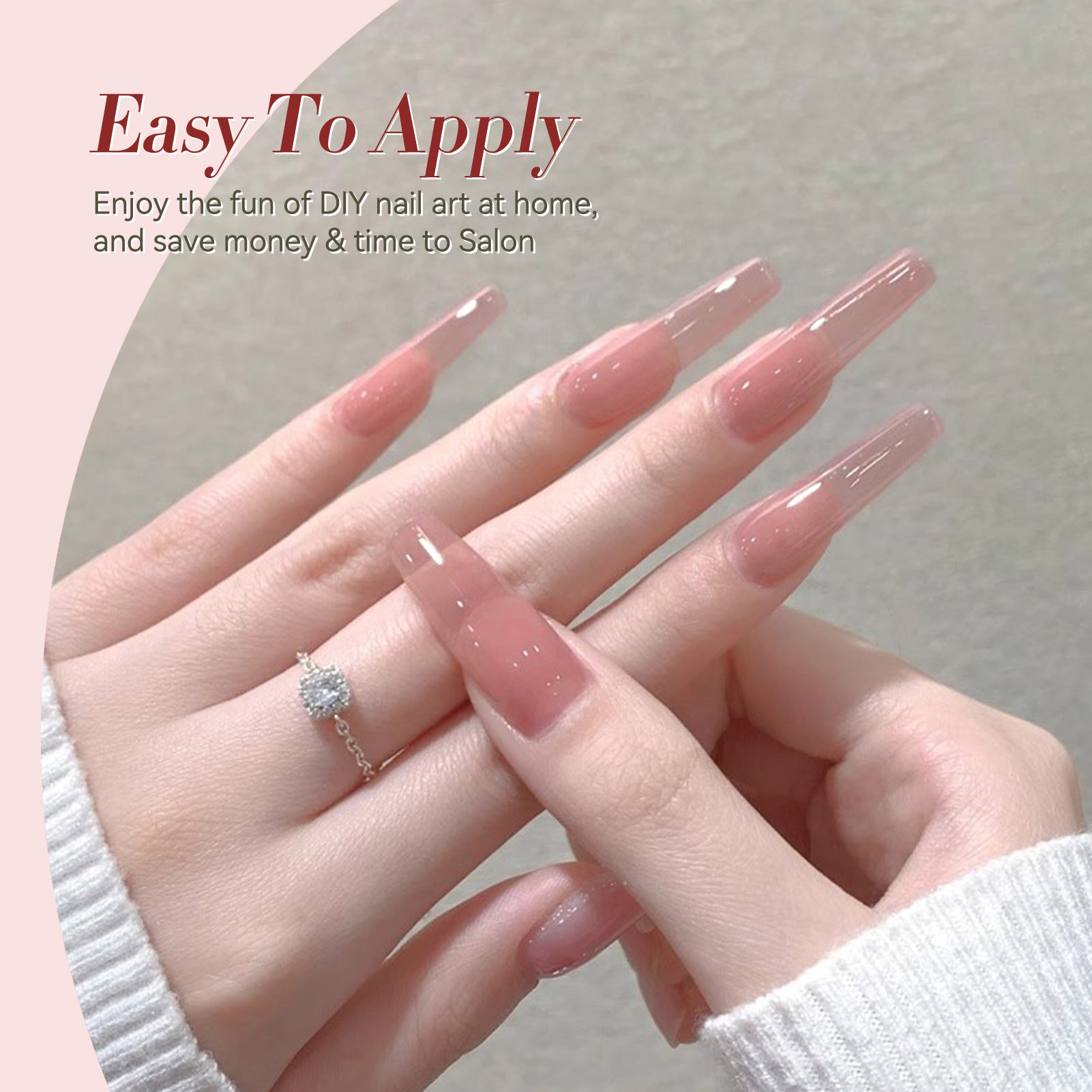 Jelly Gel Polish TS10 Rosewood 15ml HEMA/TPO FREE