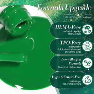 6 Colors HEMA/TPO FREE Gel Polish Set S23 Forest Mood 7ml Gel Nail Polish BORN PRETTY 