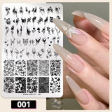 Wide Size Stamping Plate Nail Stamping BORN PRETTY 001 