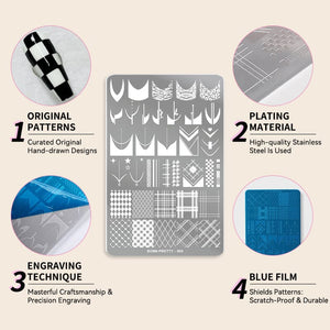 Wide Size Stamping Plate Nail Stamping BORN PRETTY 