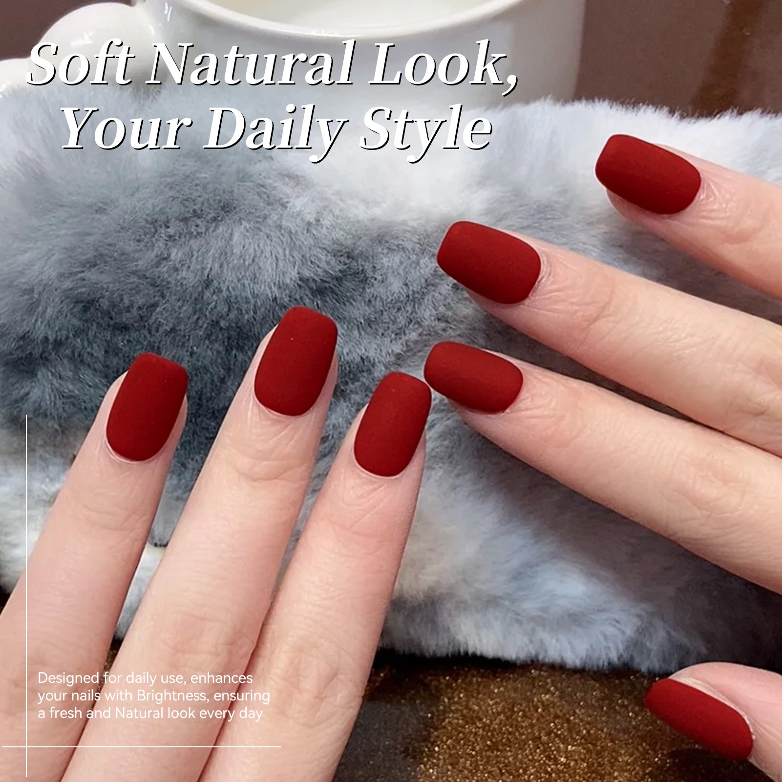 Color Nail Gel SJ17 Velvet Red 15ml HEMA/TPO FREE