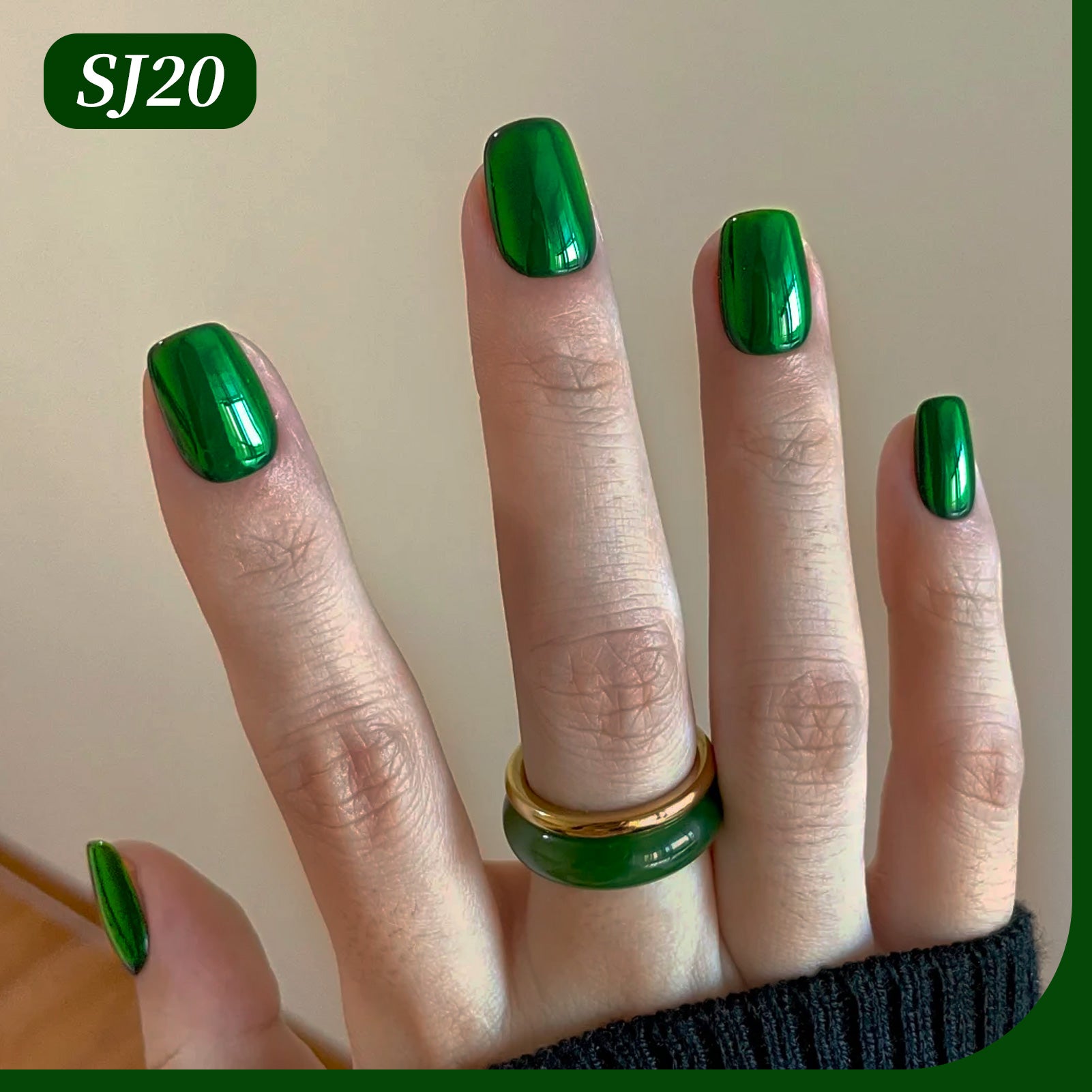Color Nail Gel SJ20 Forest Pine 15ml HEMA/TPO FREE