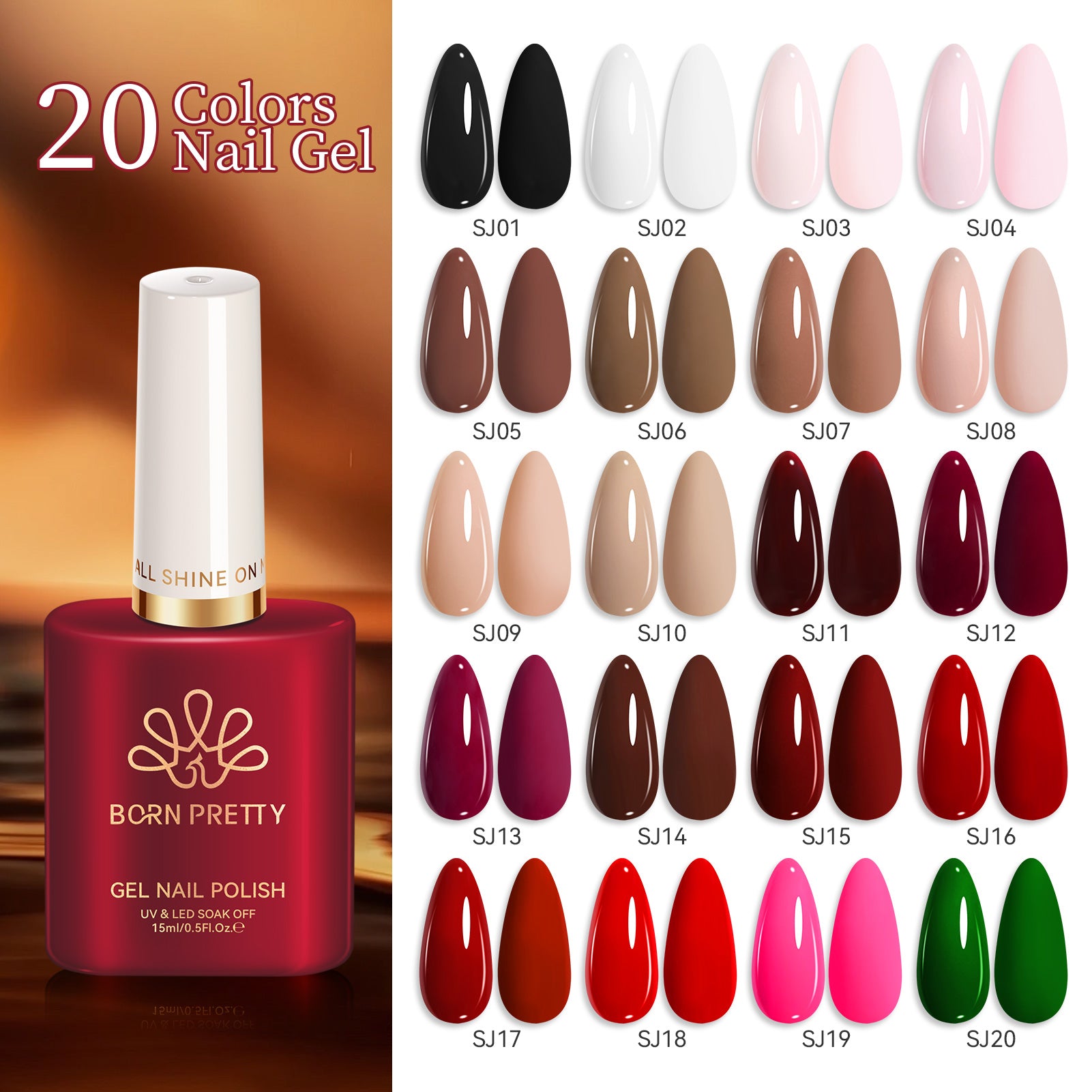 Color Nail Gel 15ml