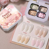 4 in 1 Pat Painting Gel Gel Nail Polish UR SUGAR Peach Tulle 