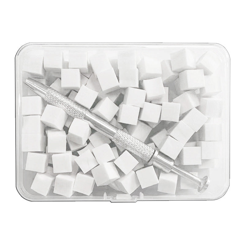 100pcs White Sponges Grabbing Pen Set