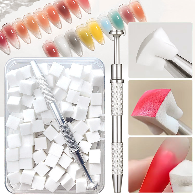 100pcs White Sponges Grabbing Pen Set