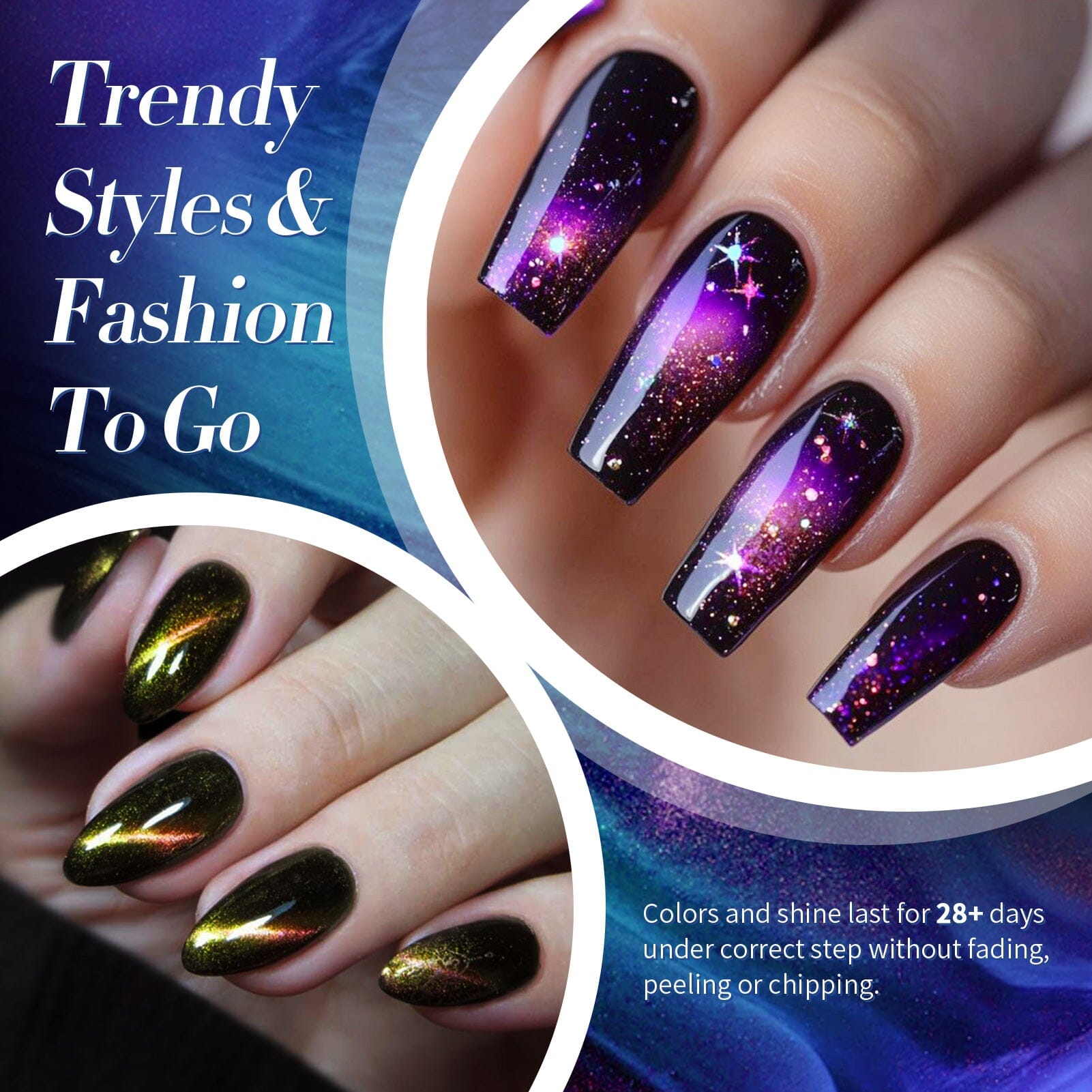 6 Colors Cat Magnetic Nail Polish Galactic Eye 6ml Nail Polish BORN PRETTY 