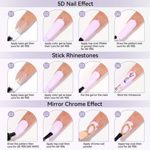 5D Sculpting Gel Polish 15ml Gel Nail Polish BORN PRETTY 