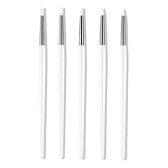 5pcs White Silicon Pressing Pen Set