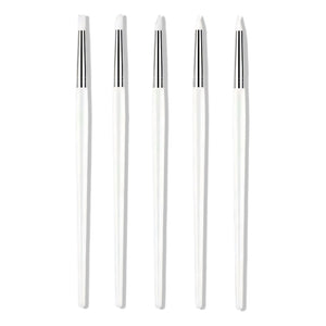 5pcs White Silicon Pressing Pen Set