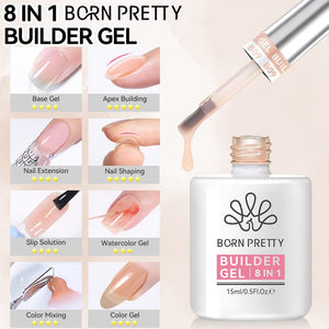 8 in 1 Builder Gel B09 15ml Gel Nail Polish BORN PRETTY 