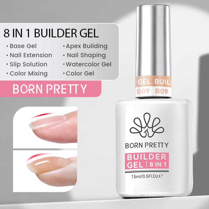 8 in 1 Builder Gel B09 15ml Gel Nail Polish BORN PRETTY 