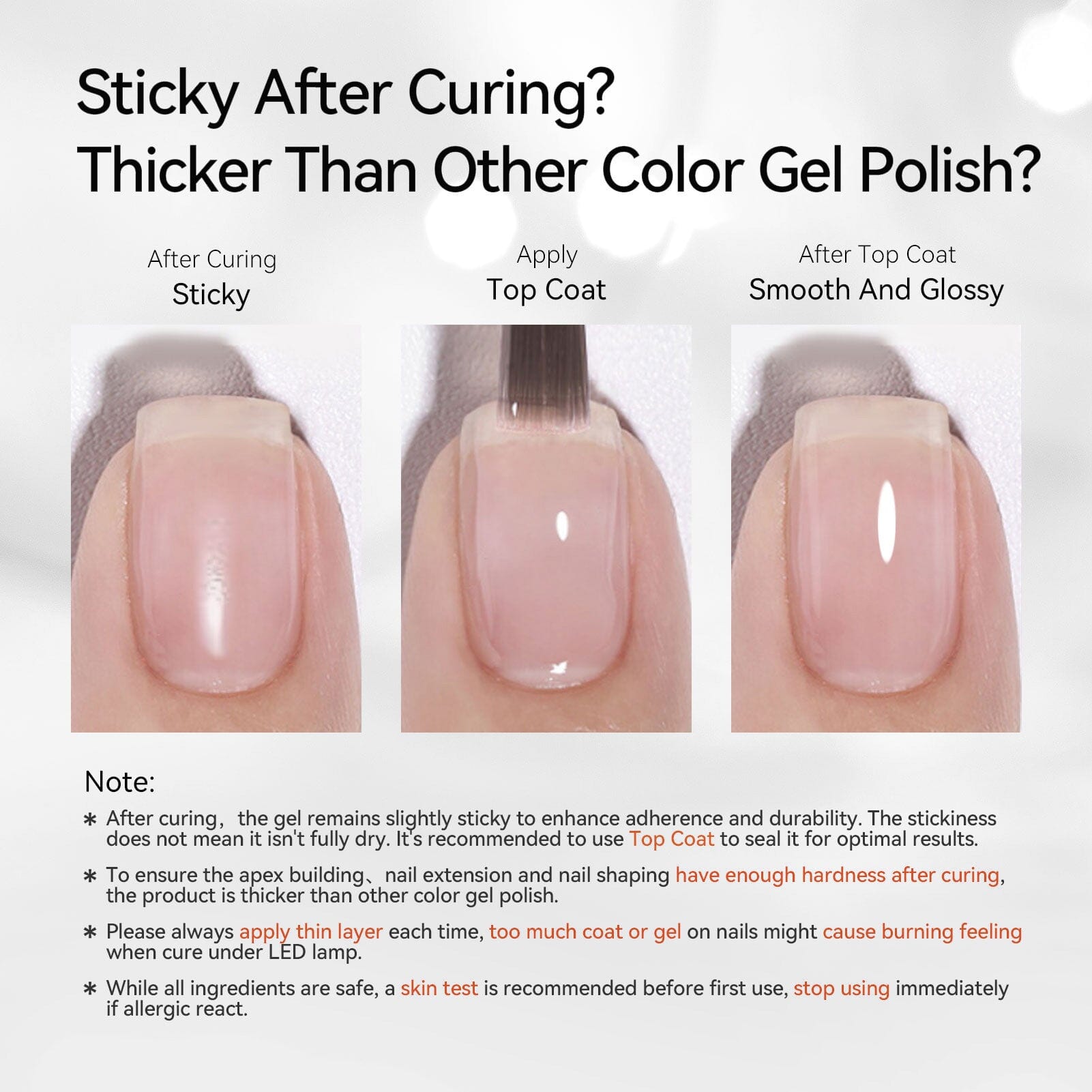 8 in 1 Builder Gel B09 15ml Gel Nail Polish BORN PRETTY 