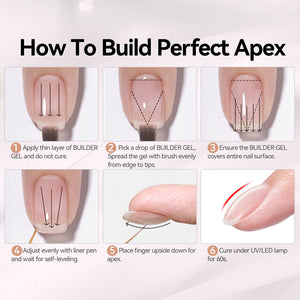 8 in 1 Builder Gel B09 15ml Gel Nail Polish BORN PRETTY 