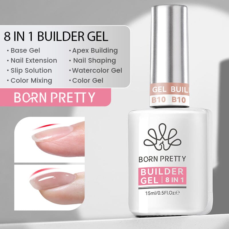 8 in 1 Builder Gel B10 15ml Gel Nail Polish BORN PRETTY 