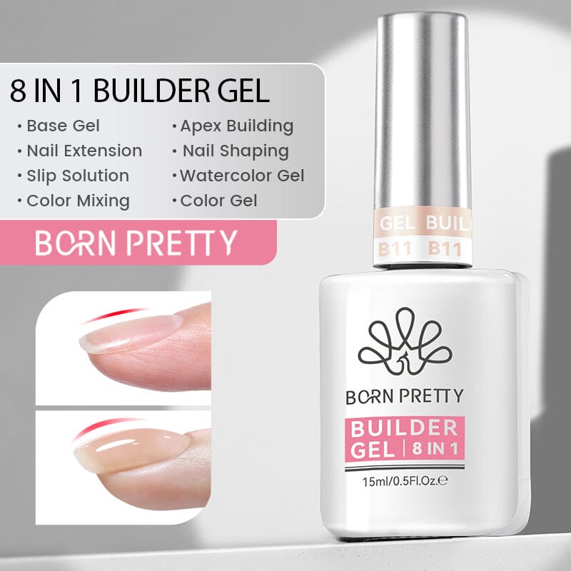 8 in 1 Builder Gel B11 15ml Gel Nail Polish BORN PRETTY 