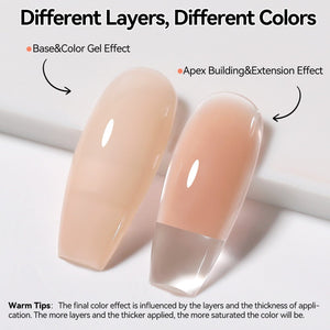 4 Colors 8 in 1 Builder Gel Set 15ml Gel Nail Polish BORN PRETTY 