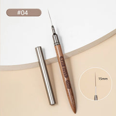 Wooden Handle Nail Liner Brush Tools & Accessories No Brand 04 