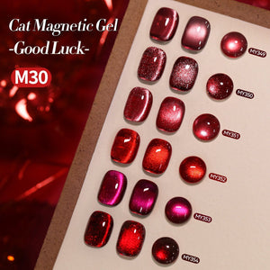 6 Colors Cat Magnetic Gel M30 Good Luck 7ml Gel Nail Polish BORN PRETTY 