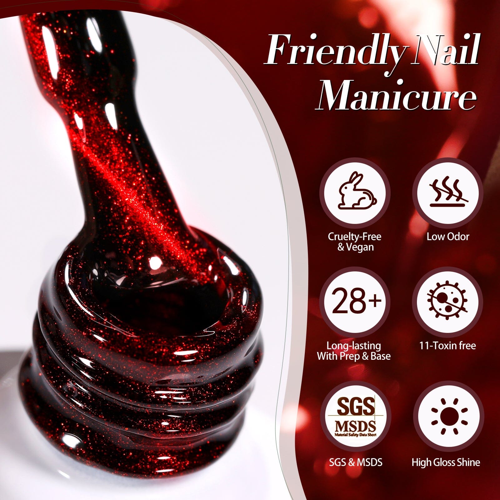 6 Colors Cat Magnetic Gel M30 Good Luck 7ml Gel Nail Polish BORN PRETTY 