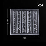 3D Silicone Nail Mold Bowknot #04 Tools & Accessories No Brand 