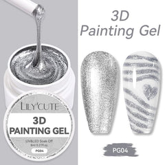3D Painting Gel PG04 8ml Gel Nail Polish LILYCUTE 