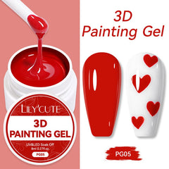 3D Painting Gel PG05 8ml Gel Nail Polish LILYCUTE 