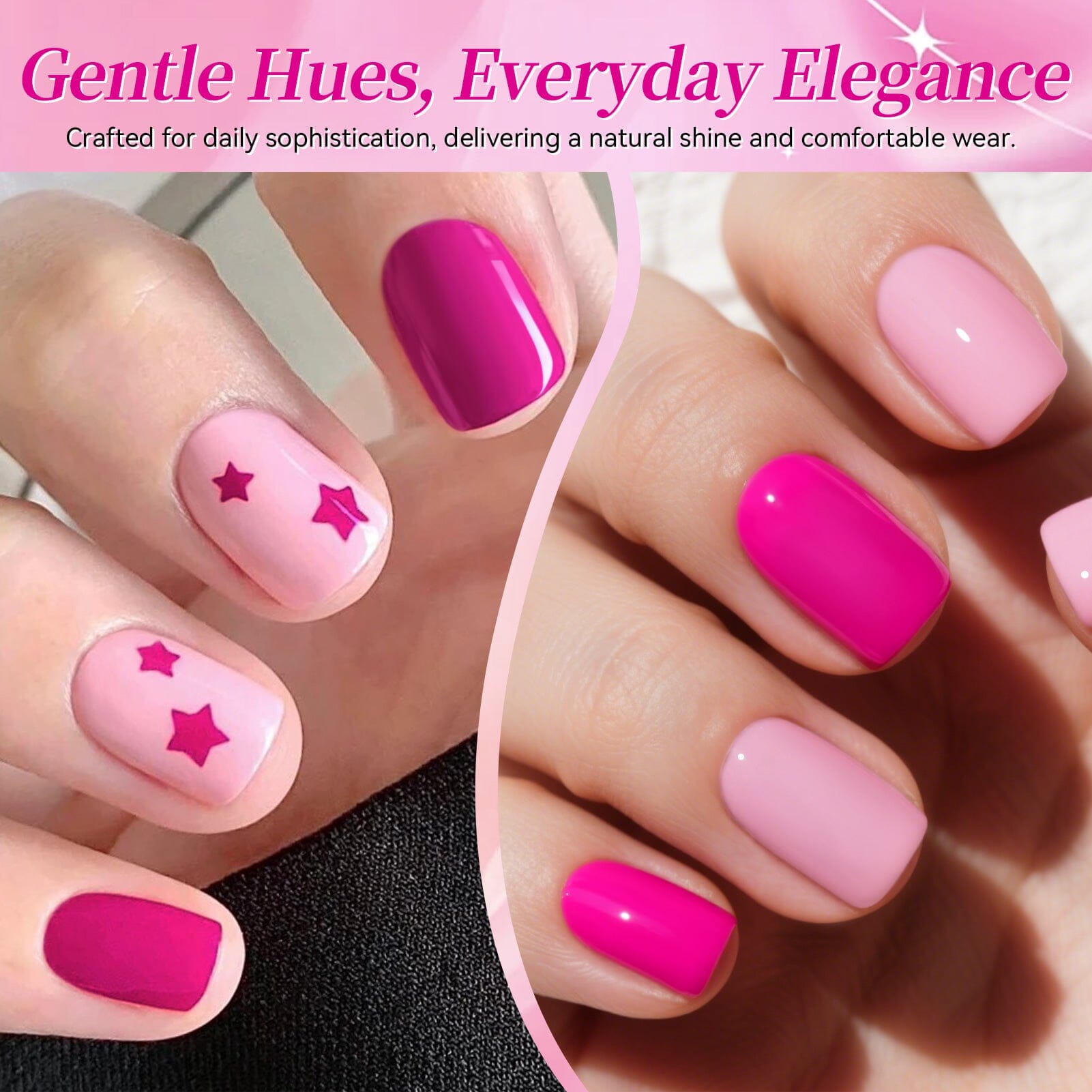 6 Colors Gel Set S46 Warming Up 7ml – BORN PRETTY