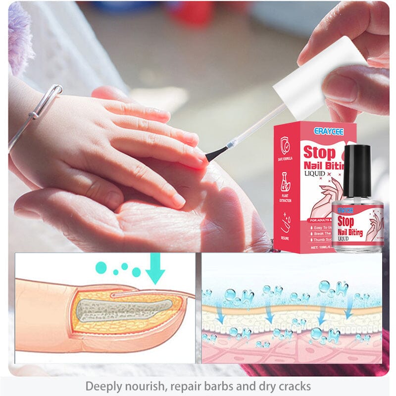 Stop Nail Biting Liquid 10ml Nail Care No Brand 