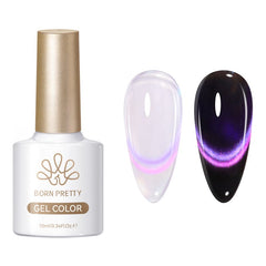 Water Light Cat Magnetic Gel Colored Water 10ml Gel Nail Polish BORN PRETTY MY385 