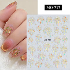 Firework 3D Nail Sticker